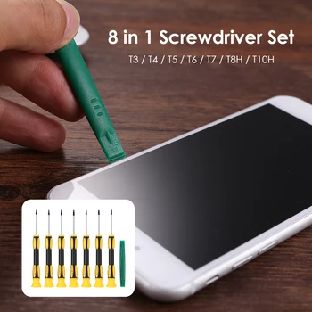 

Screwdrivers Pry Bar Set Repair Tool T3 T4 T5 T6 T7 T8H T10H Dustproof Portable Carrying Decor for Nintend Xbox360