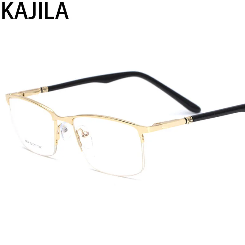 

Retro Optical Glasses Frame Women Transparent Business Metal Blue Light Glasses Clear For Computer Goggles Man 6804