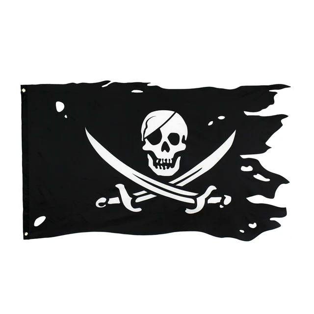 Pirates Skull Flag Banner Movie Cartoon Home Decoration Hanging Flag  90x150cm - AliExpress