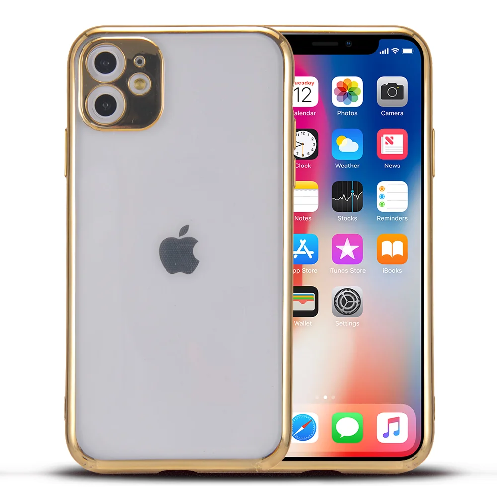 Для iPhone 11 чехлы для XR Coque многоцветные гальванические прозрачные телефонов