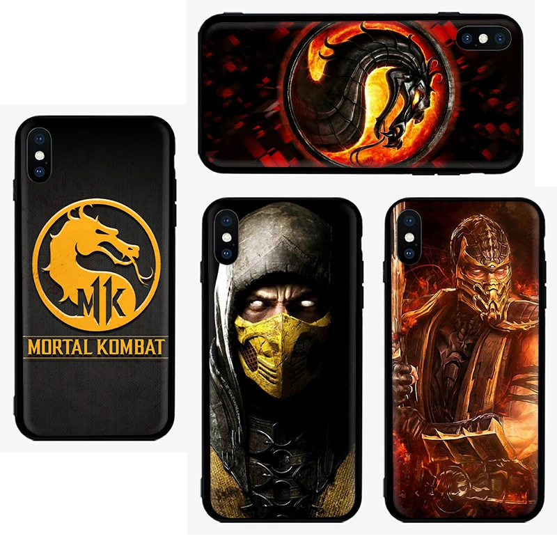 Силиконовый чехол для телефона EWAU mmoral Kombat для iPhone 5 5S SE 6 6s 7 8 Plus X XR XS 11 Pro Max