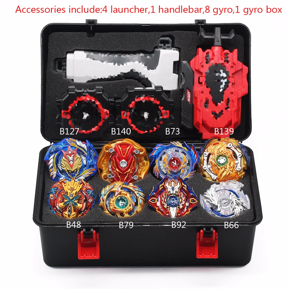 Beyblade Burst Toy B150 B149 B148 Metal Funsion Bayblade Set Storage Box With Handle Launcher Plastic Box Toys For Children gift - Цвет: B05