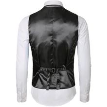 Повседневный жилет в ночном клубе, бархатный жилет с рисунком бронзового цвета, однобортный жилет с большим цветком Sv06