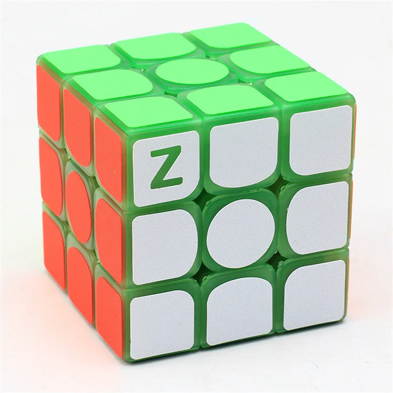 Z-CUBE Светящиеся в темноте 3x3x3 Волшебные кубики-головоломки светящиеся игрушки Cubo Magico Noctilucous Развивающие игрушки для детей Классические детские игрушки