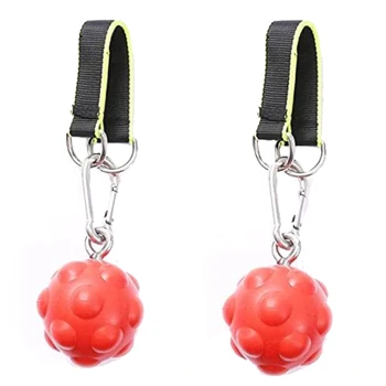 

Pull Up Power Ball Hold Grips Climbing Solid Training Ball for Straps for Finger, Forearm, Biceps,Red