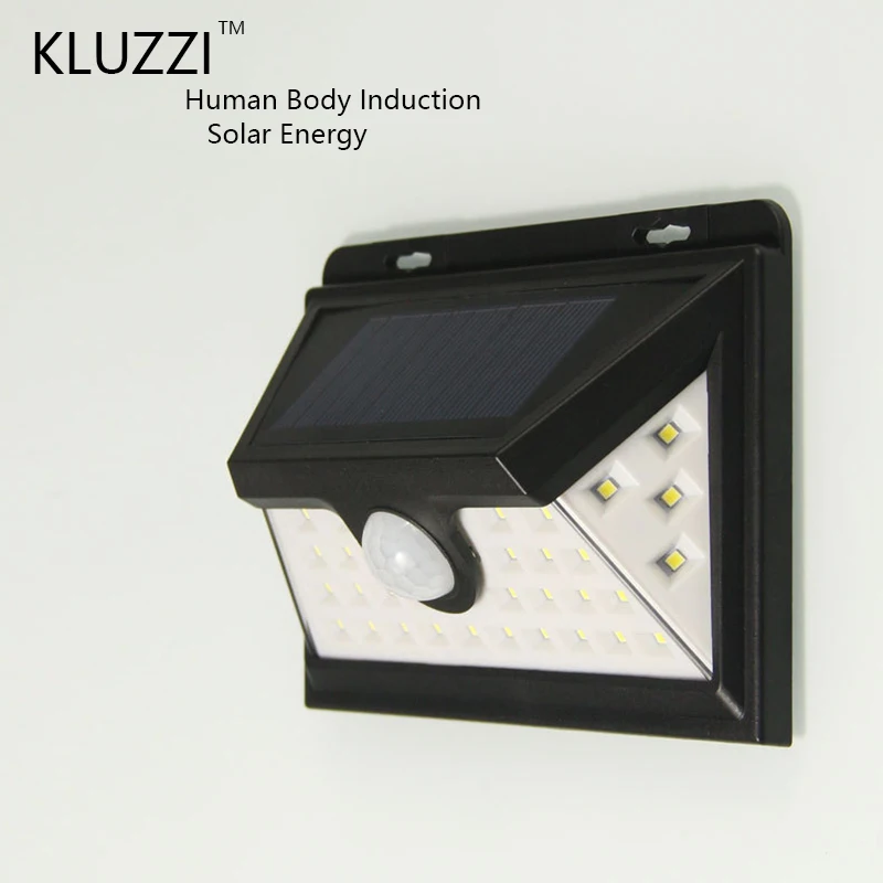 

KLUZZI 24 hours LED motion sensor solar outdoor garden LED wall lamp household power LED super bright wide-angle solar wall lamp