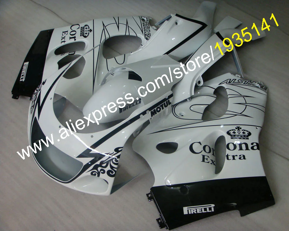 Горячая Распродажа комплекты кузова для Suzuki SRAD GSXR600 GSXR750 GSX R600/750 96 97 98 99 белый