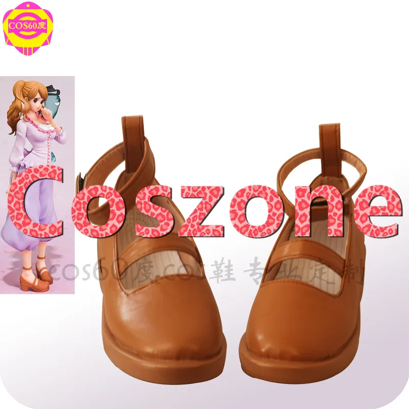 One Piece Charlotte Linlin Cosplay Shoes Boots Halloween Costume Accessories | Тематическая одежда и униформа