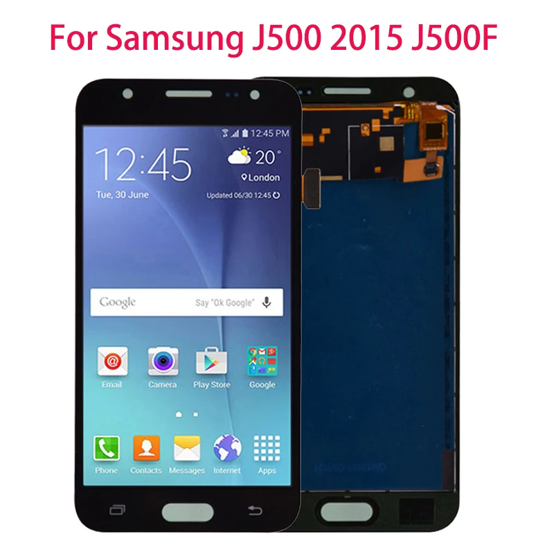 

For Samsung GALAXY J5 J500 J500F J500FN J500M J500H 2015 LCD Display With Touch Screen Digitizer Assembly Adjust Brightness