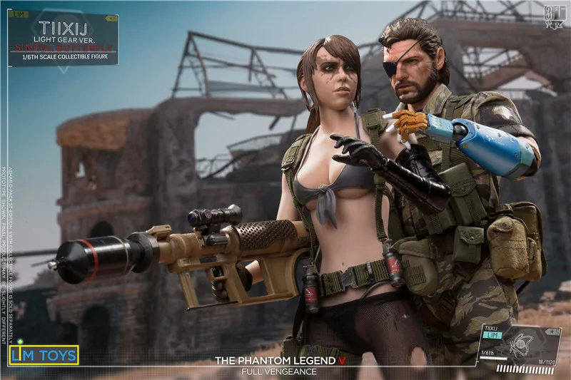 1/6 масштаб LIMTOYS TIIXIJ Guilty butterfly shooter фигурка голова и одежда модель оружия Набор для S19B тело для коллекции