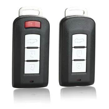 

Kutery 3/4 Buttons Replacement Remote Car Key Shell Case Fob For Mitsubishi Outlander Lancer 10 Pajero Sport EX ASX Colt
