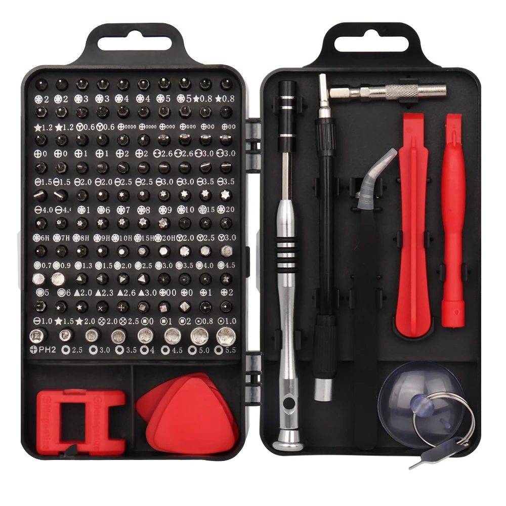 Uittrekken meel ideologie precision schroevendraaier set 110 in 1 torx screwdriver set bitjes screw  driver mini magnetische Precisie schroevendraaier bits kit torx bit inbus  set schroefbit houder dopschroevendraaier horloge schroevendraaiers| Schroevendraaier| - AliExpress