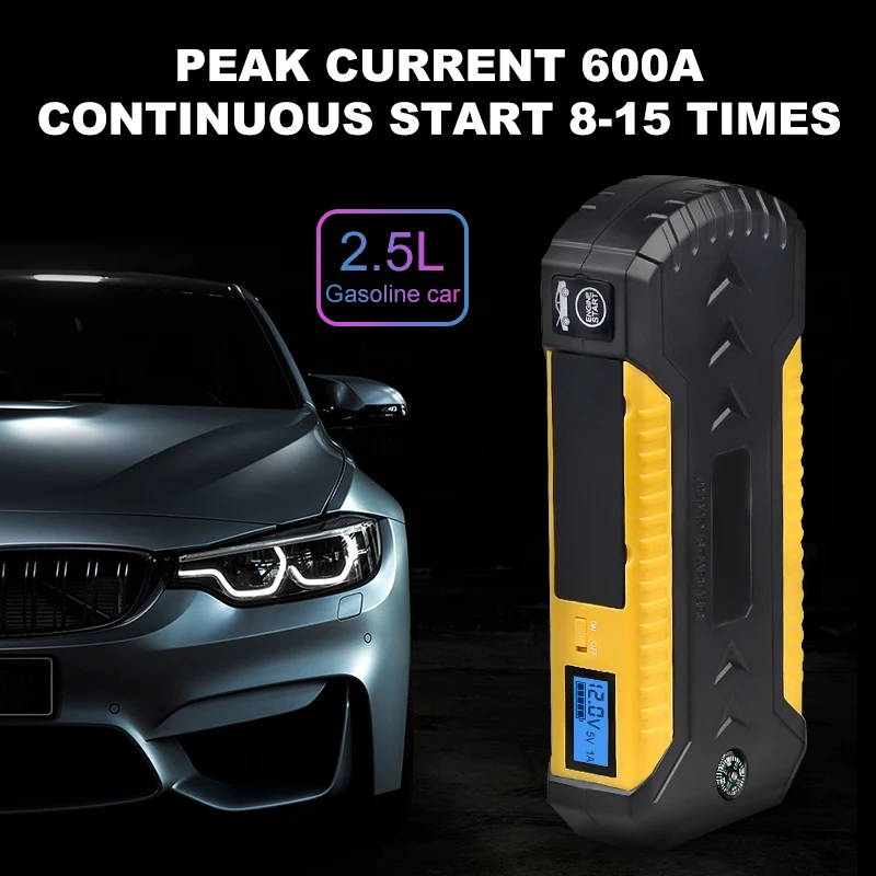 Dispositivo de arranque automático de emergencia de 88000mAh 12v 600A cargador de batería portátil