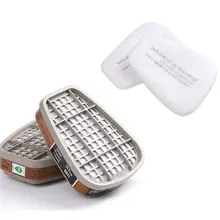 6800 полностью лицевая маска, противогаз, аксессуары, защита от распыления, большой респиратор, маска, фильтр, коробка и губка D08B