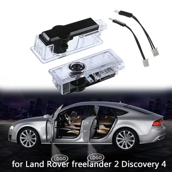 

LISIDIC Car Door Lights for Land Rover freelander 2 Discovery 4 Range Rover led+light+emblem+lamp Car Interior Light