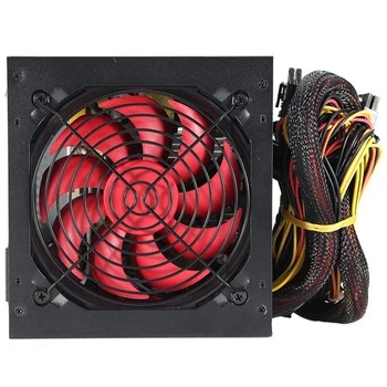 

Eu Plug 800W For Amd Pc 12V Atx Pc Power Supply Sli Pci-E 12Cm Fan Computer Power Supply For Btc