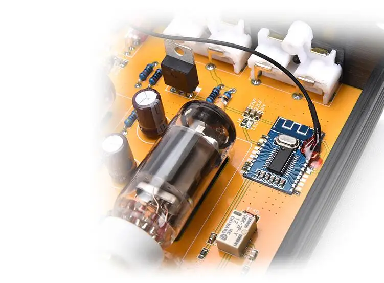 Новейший VOL-65 аудио HiFi Bluetooth Prelifieramp 6J5 ламповый предусилитель с регулировкой высоких и низких частот