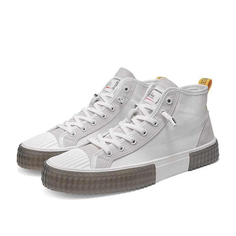 

Men Casual Shoes Luxury Brand Fashion White Sneakers Men 100% Leather Breathable Soft Walking Footwear Black Free Shipping *