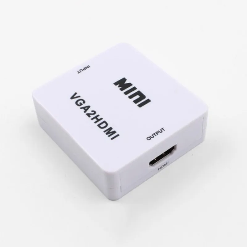 HD 1080P Мини HDMI2VGA видео коробка HDMI к VGA адаптер конвертер разъем с аудио мультимедиа и usb кабель питания для PS