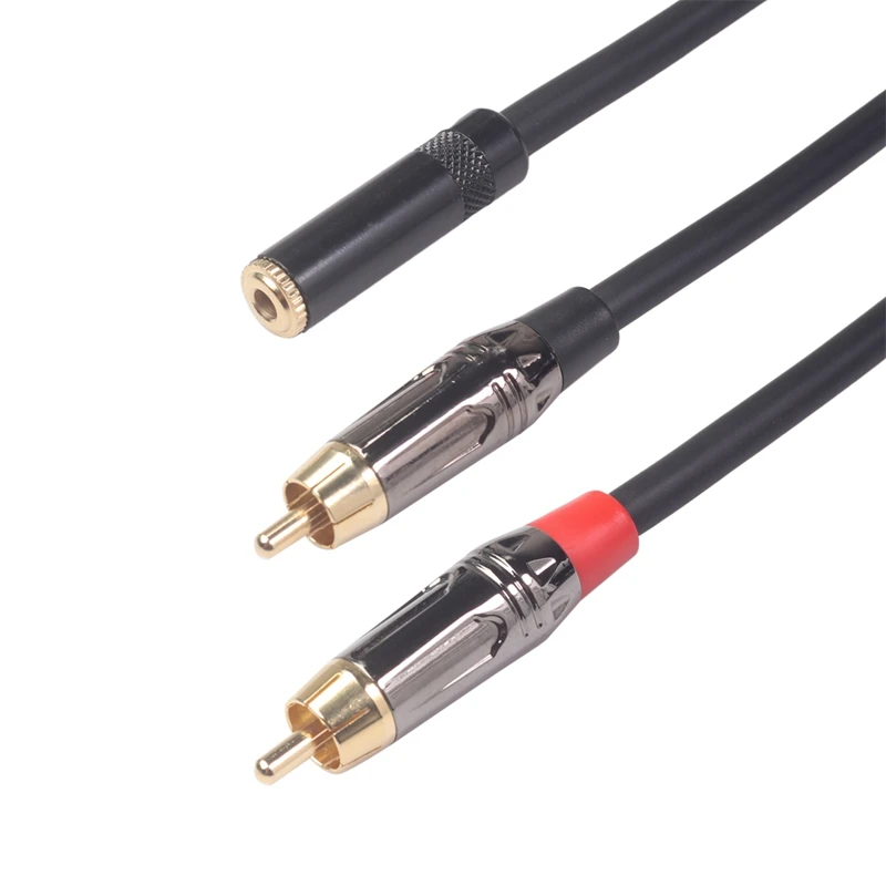 Полный аудио кабель 3,5 мм штекер 2RCA разъем аудио адаптер Aux кабель для Edifier домашнего кинотеатра DVD VCD наушники