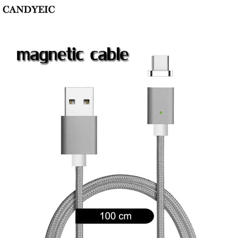 

CANDYEIC USB Type-C Magnetic Cable for Samsung GALAXY Fold A80 A70 A60 A40S S10 Plus Magnetic Phone Wire USB C Fast Charging