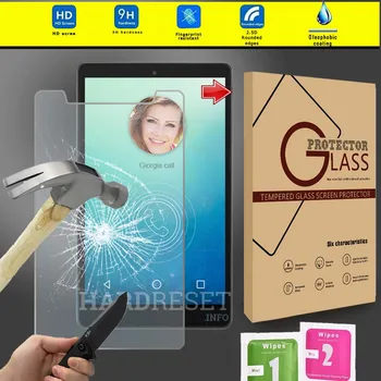 

KK&LL For Alcatel OneTouch PIXI 3 8.0 inch - Tablet Tempered Glass Screen Protector 9H Clear Film Cover With Retail Pack
