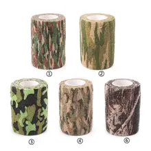 7,5 см × 4,5 м Армейский Камуфляж для охоты на открытом воздухе, инструмент для стрельбы, камуфляжная невидимая лента, обертка 11UE