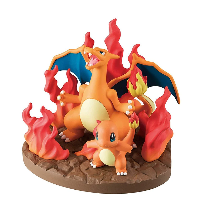 

TAKARA TOMY Pokemon Pocket Monsters Venusaur Blastoise Charizard Figure Scenes Toys Action Figure Kids Gifts