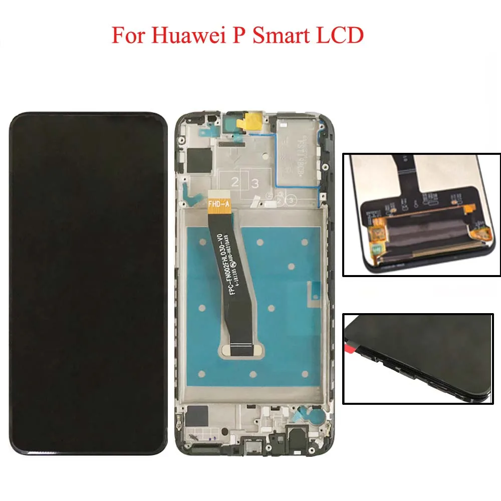 

2019 ЖК-дисплей для Huawei P Smart LCD сенсорный дисплей экран дигитайзер в сборе для Huawei P Smart 2019 ЖК-экран POT-LX1 L21 LX3