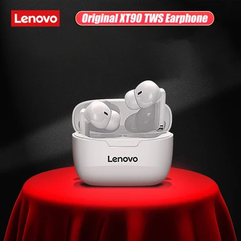 

Original Lenovo XT90 TWS Wireless Earphone Bluetooth 5.0 Dual Stereo Bass Touch Control Long Standby 300mAH for iphone 12