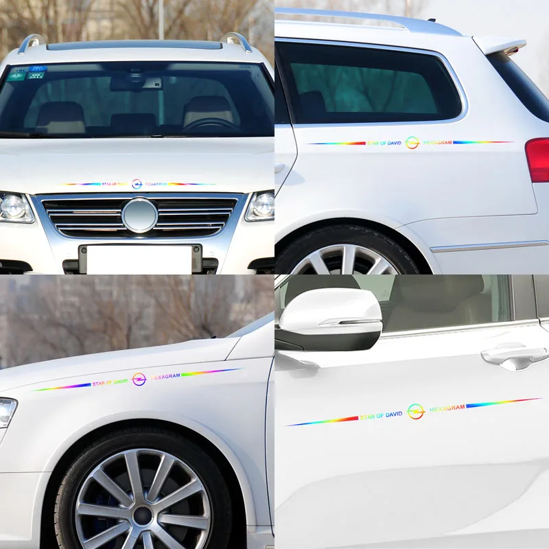 1pcs Laser Car Sticker Window Body Badge Decal For Mercedes Benz AMG GLC CLK CLA W203 W211 W204 W210 W124 W212 Car Accessories