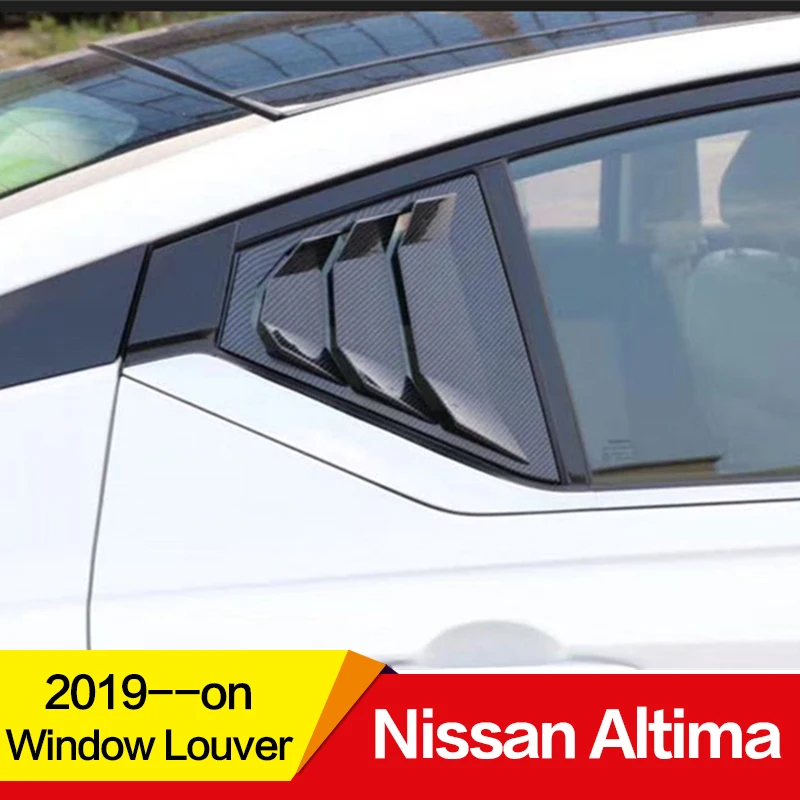 Использовать для Nissan Altima панель с прорезями на окно года abs пластик солнцезащитный козырек украшение заднего окна автомобиля переоборудование аксессуары