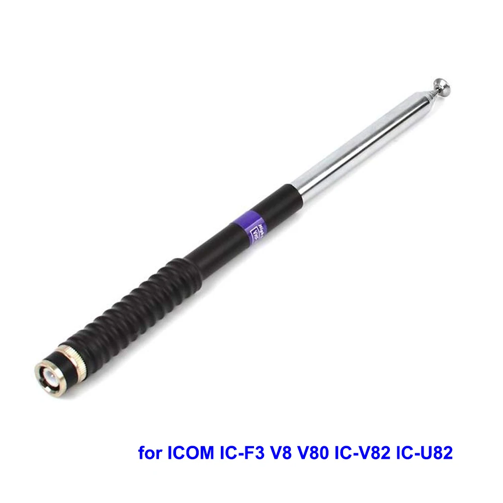 Gain Telescopic BNC Antenna for ICOM V8 V80 IC-V82 IC-U82 F33 F34 F70 F3161 F3162 F3029 Kenwood TK300 TK310 TK320