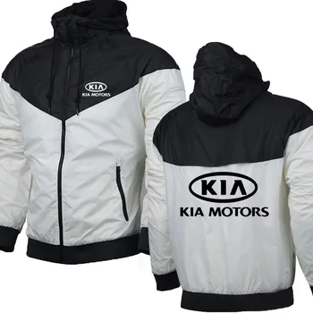 

Spring Autumn New Men's Hoodies KIA Car Logo Print Sweatshirt Fashion Men Hoodie high quality cotton Casual Men's jacket
