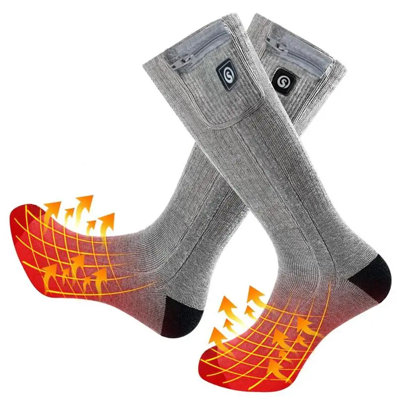 

Savior Heated Winter Socks Warm Electric with Battery Operated 3 Shift Temperature Control Heating Socks for Women Men