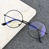Hommes femmes métal clair lunettes rondes lunettes Vintage lunettes transparentes surdimensionné rond cercle lunettes ► Photo 2/6