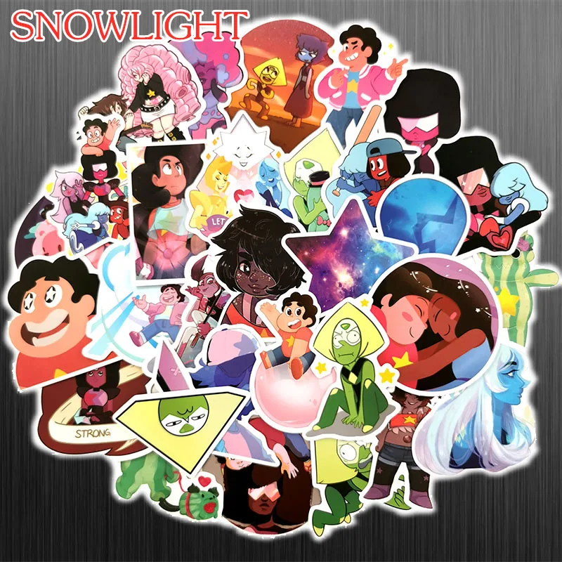 10/30/50 pcs/pack Steven Universe Stickers Pegatinas Waterproof Stickers For Laptop Skateboard Motorcycle Car Kids Girls Sticker