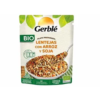 

Bio Plato Preparado lentejas con arroz y soja ecológico envase 220 g