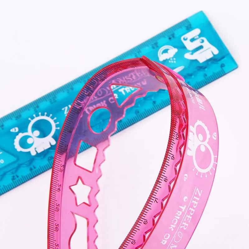 Regle - equerre,Règle à vagues souples et pliables de 20 CM,1 pièce ...