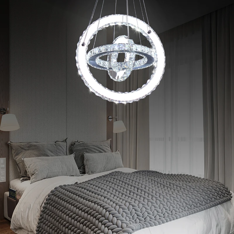 

Modern 3 ring Luster chandelier Led Crystal Chandelier Lighting Ceiling Chandelier Light living room lights Bedroom lights