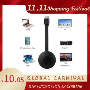 

Wireless Display Dongle,WIFI Portable Display Receiver 1080P HDMI Miracast Dongle for iOS iPhone iPad/Mac/Android Smartphones/Wi