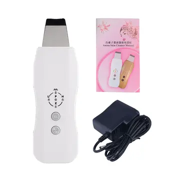 

EU plug Deep Cleansing Ultrasonic Skin Spatula Anion Skin Cleaner with Ionic Technology for Natural Exfoliation&Nourishment