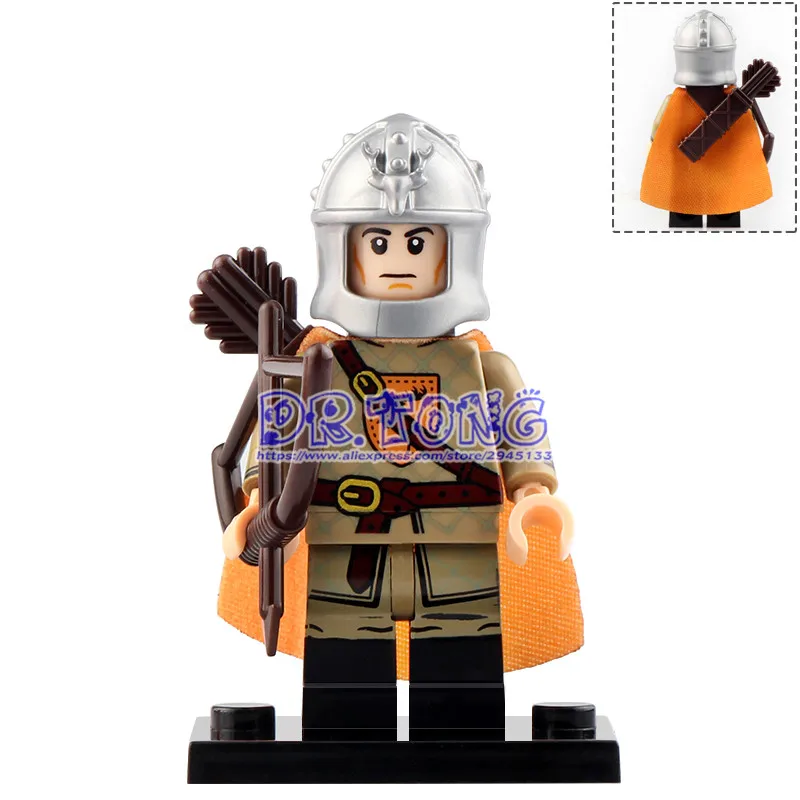 

20pcs KT1029 Eddard Stark Joty Cassel The Archer Spear Sword Infantry Game of Thrones Figures Building Blocks Toys For Kids