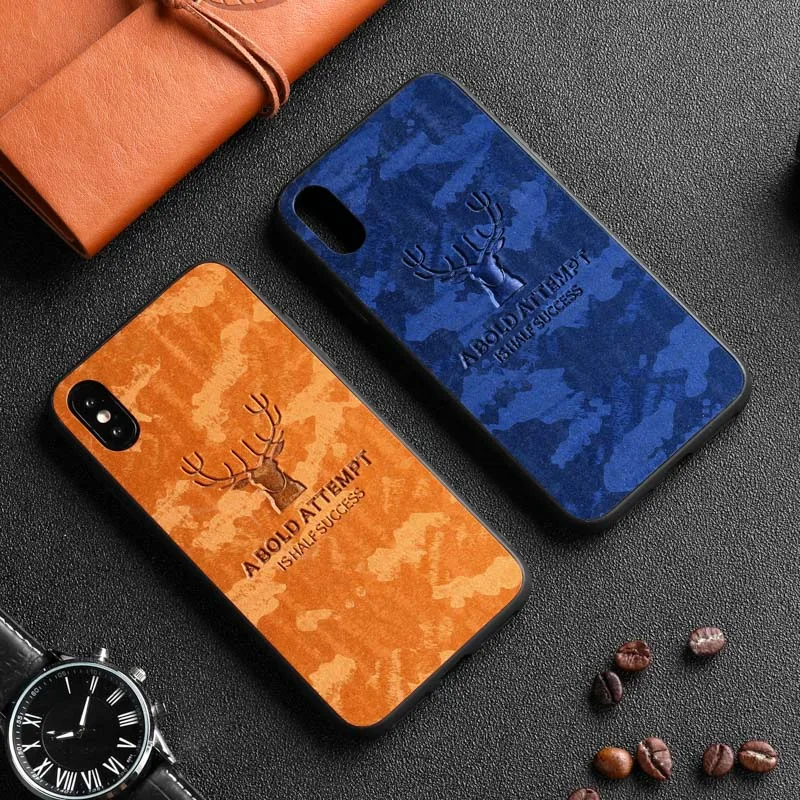 

For Samsung A50 A70 A10 A20 A60 A2 Core Case Soft Cloth Deer Cover For Samsung Galaxy J4 J6 J8 A6 A8 Plus 2018 Coque Bumper Capa