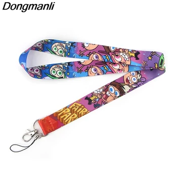 

BG007 Dongmanli Cartoon Anime Neck Lanyard Key Band Mobile Phone Strap For Phone Keys ID Card Holder