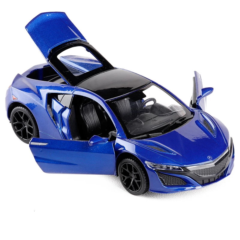 Автомобильные аксессуары 1:32 NSX модель автомобиля со звуком светильник отступить модели автомобиля украшения 4 двери могут быть открыт украшение интерьера автомобиля