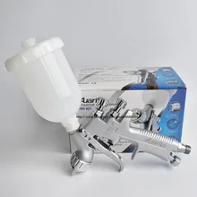 Мини H-921 гравитационный распылитель, HVLP Воздушный Распылитель 1,0 мм 250CC чашки Профессиональный автоматический распылитель