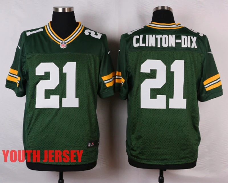 Темно-серый Stitiched, Green Bay, Aaron Rodgers, eddie lacy, Randall Cobb, Ha Clinton-Dix, Clay Matthews, Brett Favre для молодежи, детский трикотаж - Цвет: Темно-серый