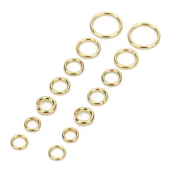 

Fostfo 100pcs 3/4/5/6/8mmdiameter stainless steel closed-loop single-ring jump ring , used for DIY jewelry connector accessories