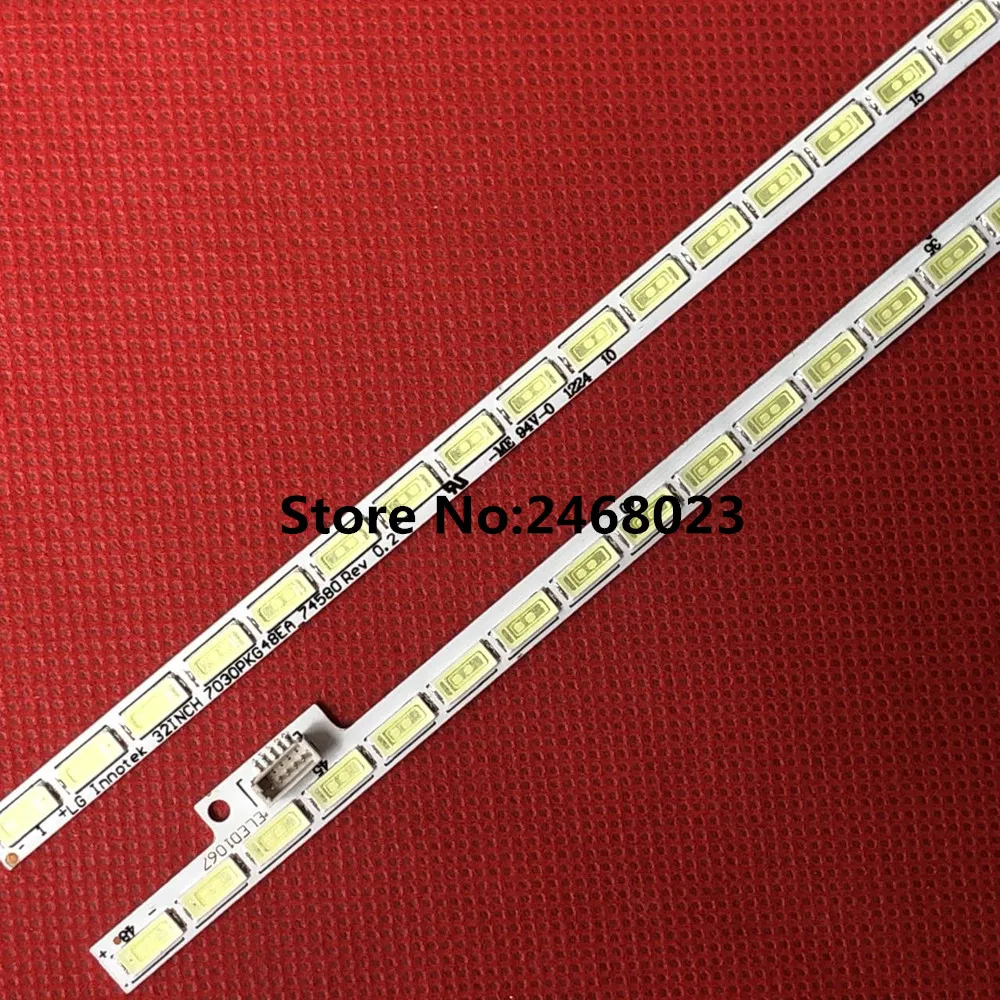 394 мм светодиодный Подсветка газа 48 лампа для LG Innotek 32 дюймов 7030PKG 48EA_74580 T320HVN01.2 TX